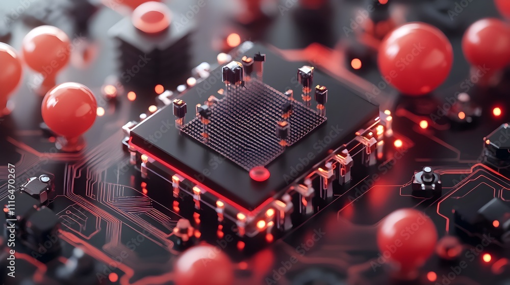 Poster a 3d rendered of a futuristic graphene based supercapacitor showcasing a modern and innovative energ