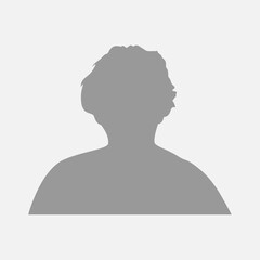 Vector flat illustration. Icons of man and woman. Avatar, user profile, person icon, profile picture. Suitable for social media profiles, icons, screensavers and as a template. Business concept.