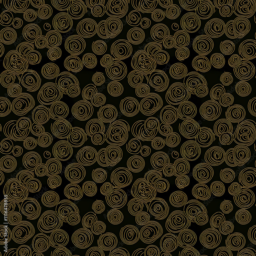 Poster swirling patterns create a mesmerizing texture in a dark backdrop