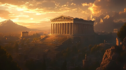 Obraz premium Wealthy Anime Manga Business Character in a Corporate Setting