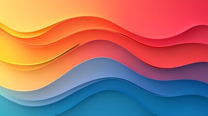 Dynamic Gradient Waves for a Modern Abstract Background Design