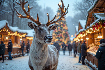 Deer as a symbol of the month December
