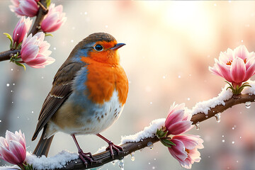  Robin (Bird)  as a symbol of the month March