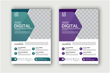 Digital Marketing flyer design And Your Digital Success Starts Here Flyer Design Template