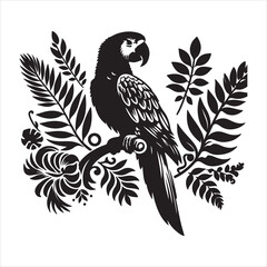 Obraz premium Get parrot-inspired home décor to add some color to your room.