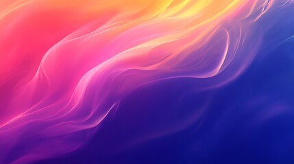 Obraz premium Vibrant Abstract Gradient Waves Perfect for Sleek and Stylish Designs