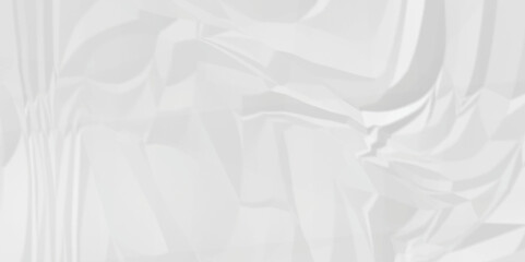 Abstract vector white wrinkly paper background. cardboard craft wrinkly paper, crumpled pattern texture. paper crumpled wrap. white fabric crushed- crumpled.
