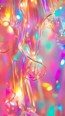 Colorful, Iridescent Background For Phone Wallpaper Concept