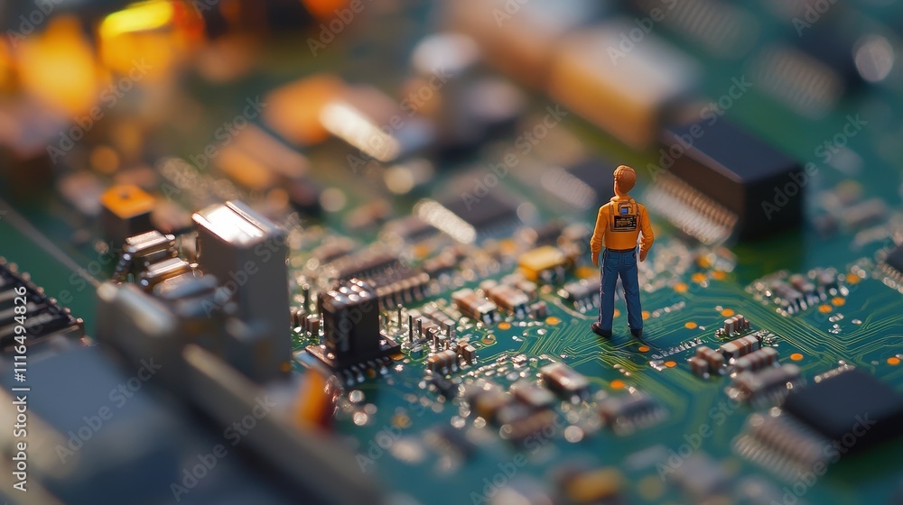 Aufkleber electrical engineers are pushing the boundaries of miniaturization in electronics.