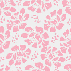 beautiful Botanical floral illustration all over repeat high quality Design for digital printing vector design