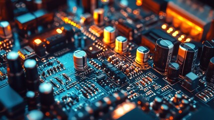 Obraz premium Electrical engineers working in the field of power electronics design systems that control and convert electrical energy