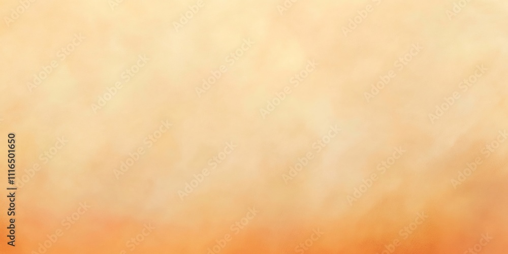 Poster soft orange and yellow gradient background creating a dreamy and ethereal atmosphere, perfect for va