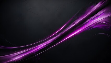Fototapeta premium Abstract black and purple gaming background. Generative Ai.
