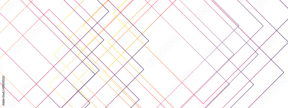 Aufkleber abstract white golden and red vector blueprint with futuristic architecture concept with digital geo