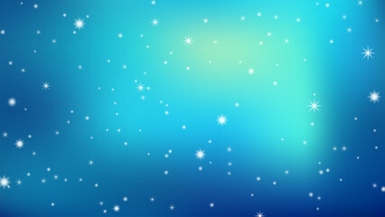 Fototapeta premium Night sky winter with shiny stars abstract. Galaxy vector illustration background