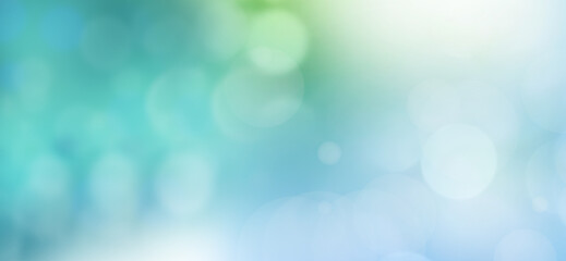 Abstract blurred blue green background