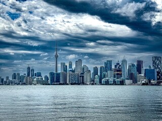 Obraz premium city skyline in Toronto