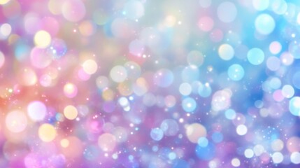 Obraz premium Abstract Pastel Bokeh Background with Blurry Lights