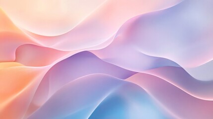 Obraz premium Abstract Gradient Background with Wavy Lines and Soft Colors