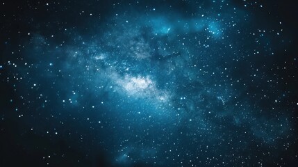 Obraz premium Starry Night Sky with Nebulae