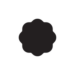 Badge icon Flat line illustration