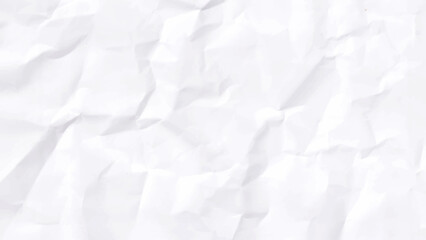 Obraz premium White crumpled paper abstract background texture