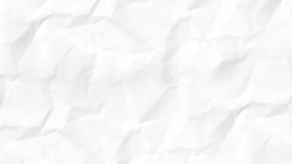 Obraz premium White crumpled paper abstract background texture