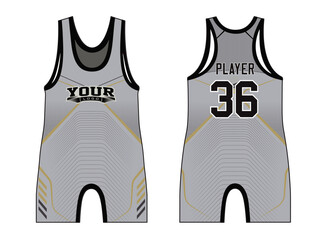 Wrestling Singlets are designed with an elegant edgy and wild look. Sports gear template mockup perfect fit for all sports. The designs that go on casual wear, shirts, fashion apparel, and all kind 