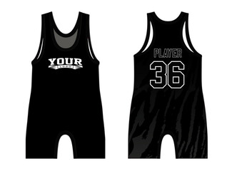 Wrestling Singlets are designed with an elegant edgy and wild look. Sports gear template mockup perfect fit for all sports. The designs that go on casual wear, shirts, fashion apparel, and all kind 