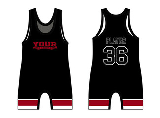 Wrestling Singlets are designed with an elegant edgy and wild look. Sports gear template mockup perfect fit for all sports. The designs that go on casual wear, shirts, fashion apparel, and all kind 