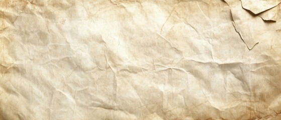 Crumpled and Aged Paper Texture