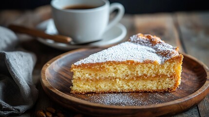 torta della nonna slices italian breakfast