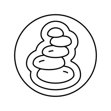 recommend clip art: wave acupuncture line icon vector. wave acupuncture sign. isolated contour symbol black illustration