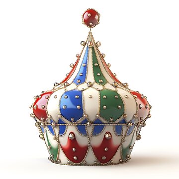 recommend clip art: Jester hat colorful pointed caps