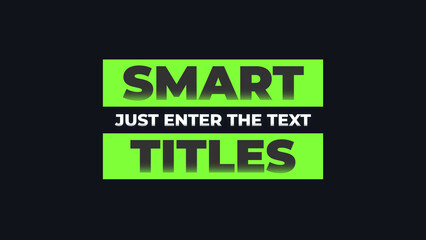 Dual Boxed Typography