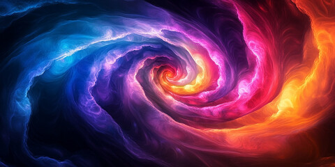 abstract fractal background with space