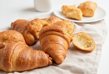 croissant and coffee