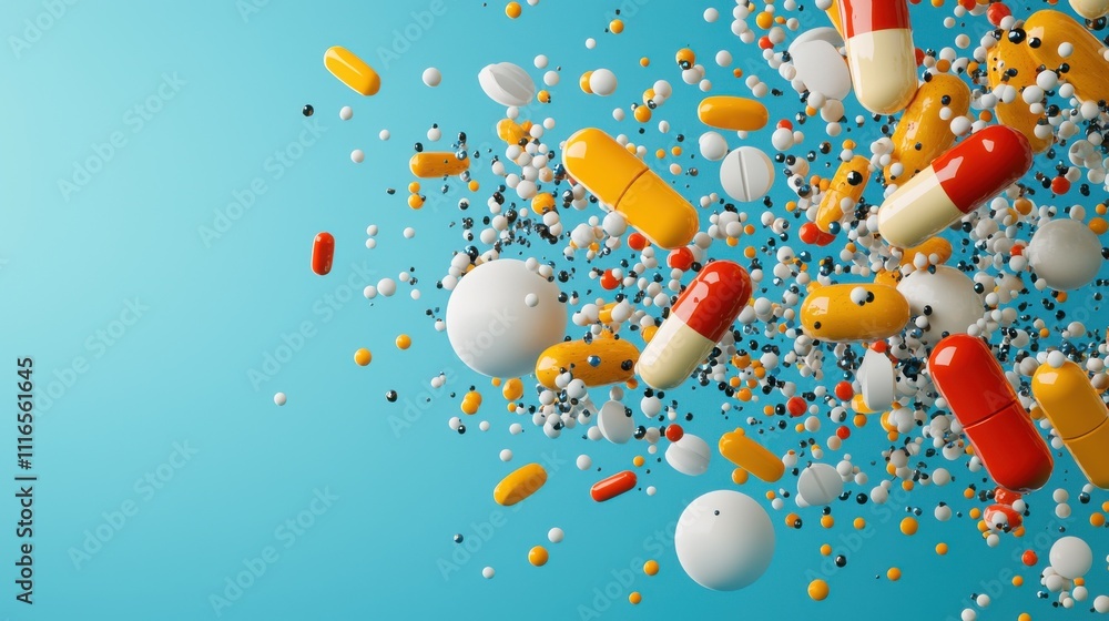 Poster Exploring the vibrant structure of ess standard molecules in a scientific environment with colorful illustrations for enhanced understanding