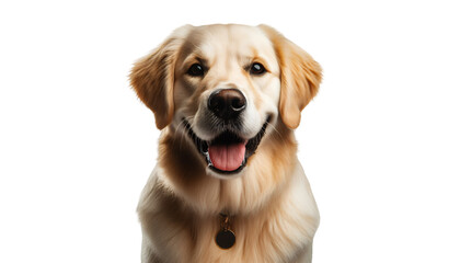 Obraz premium golden retriever isolated on white