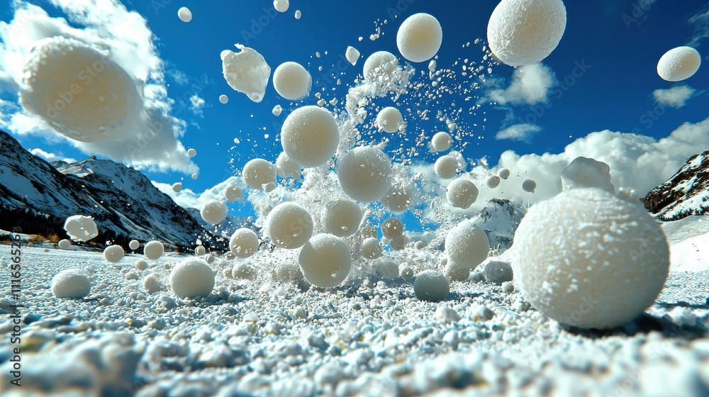 Fototapete visualizing methane molecules released into the atmosphere a scientific overview environmental impac