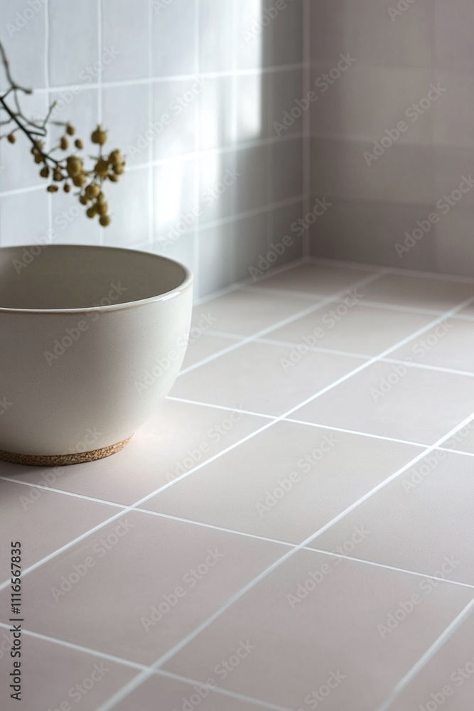 Poster a clean and minimalist grid pattern in neutral shades for a structured look.