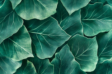 Obraz premium Macro monochrome leaves pattern. Background for presentation and design.