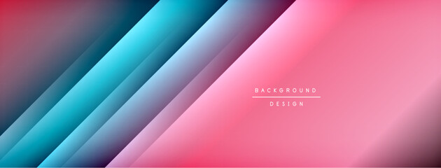 Fototapeta premium Light shadow lines dynamic gradient background