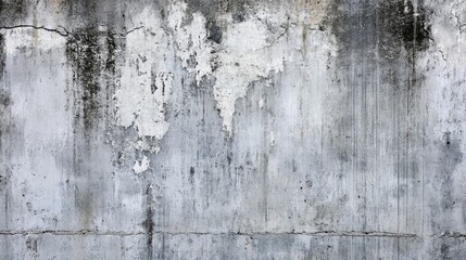 Rough Grey Grunge. Textured Concrete Wall with Dark Hues and Empty Vibes