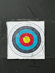 dart board on a dartboard