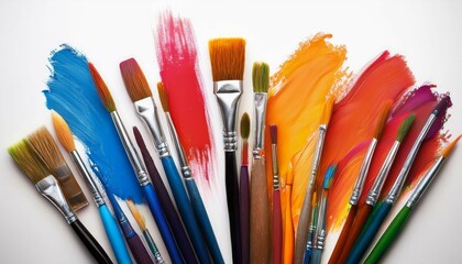 Obraz premium brushes and paints
