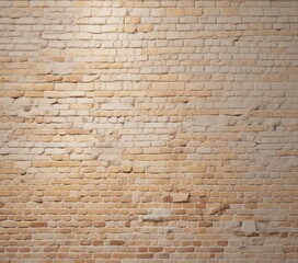 Obraz premium Cream-colored brick wall with subtle yellow undertones , hue, pale