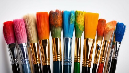 Fototapeta premium brushes and paints