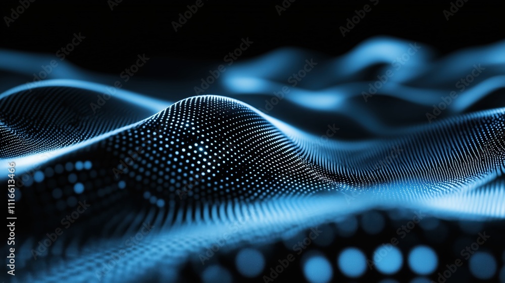Poster abstract 3d background with curves and swirls