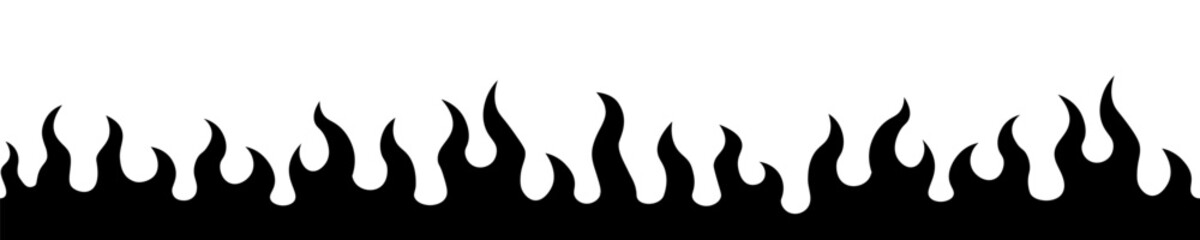 Fire pattern vector. flame background